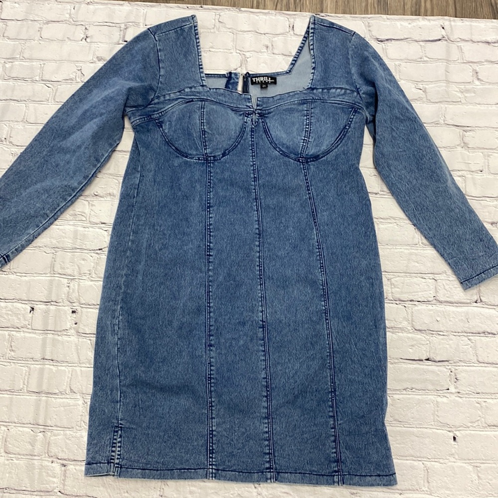 Womens denim dress